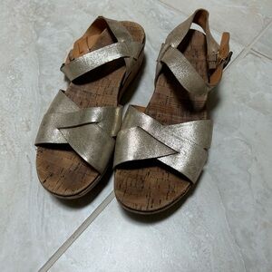 Kork-Ease Gold Sandals Myrna 2.0